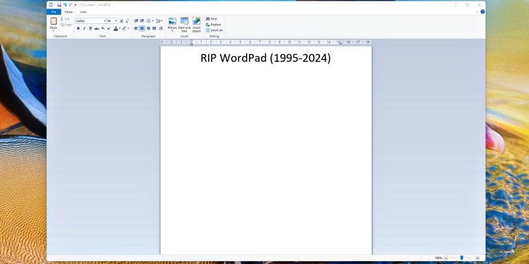 WordPad.
