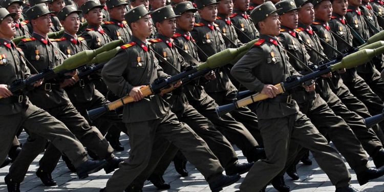 Північнокорейські солдати.