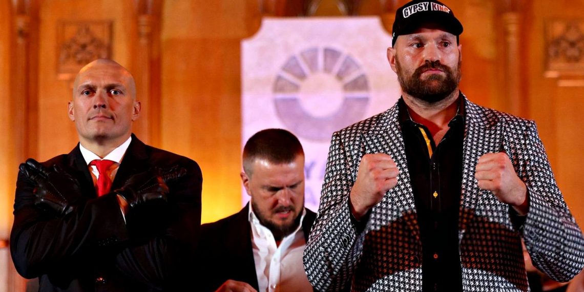 Олександр Усик та Тайсон Ф'юрі.