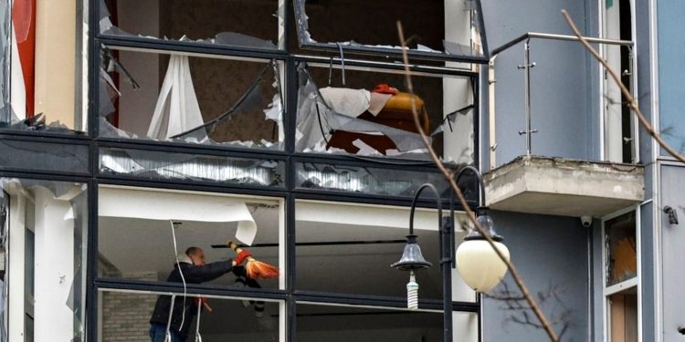 Удар по Харкову.