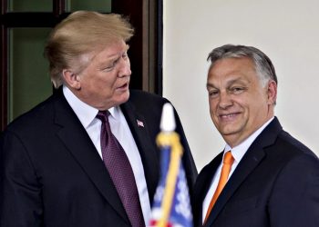 Дональд Трамп та Віктор Орбан.