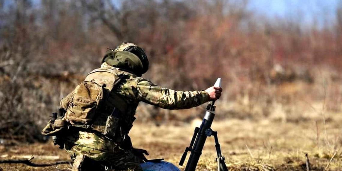 Мінометник ЗСУ.