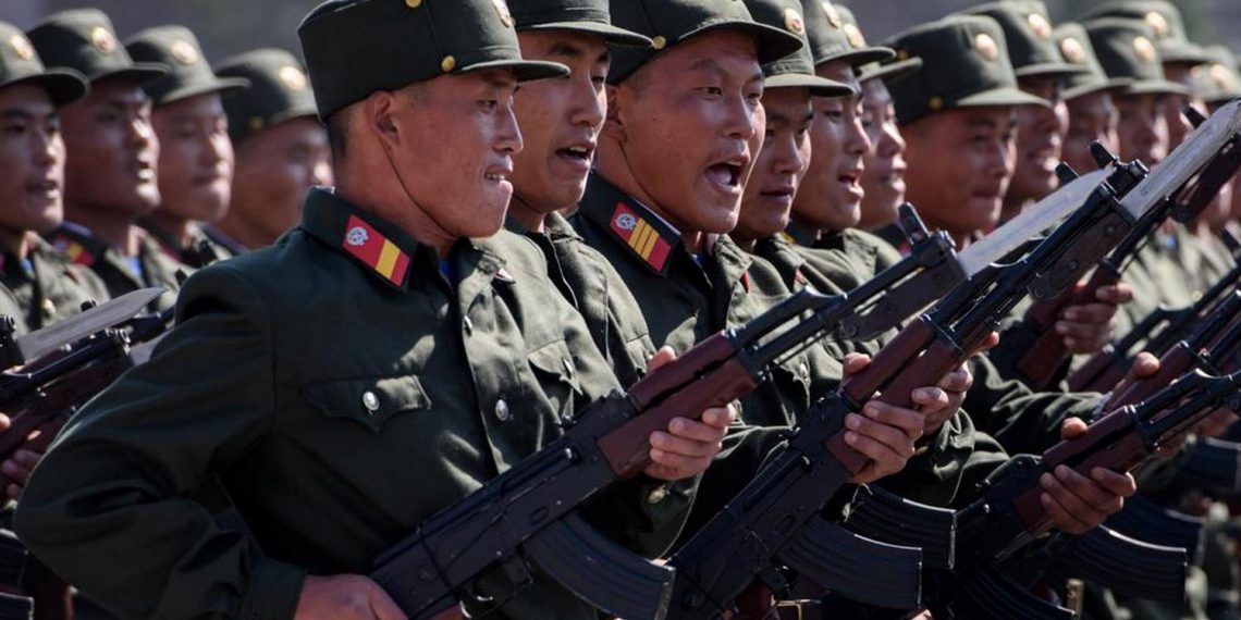 Північнокорейські солдати.