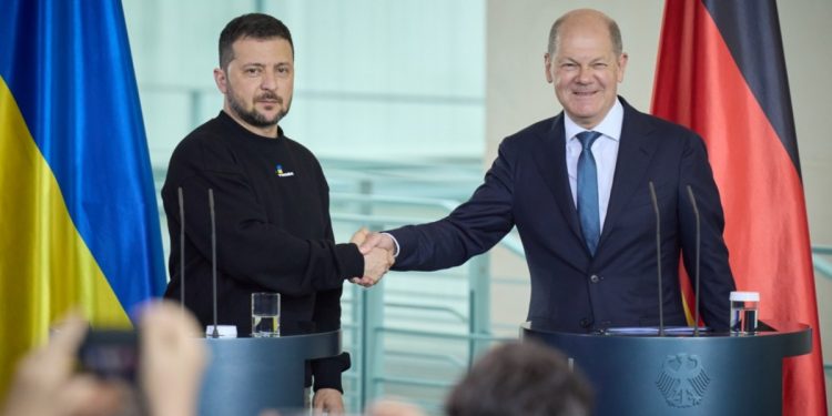 Володимир Зеленський та Олаф Шольц