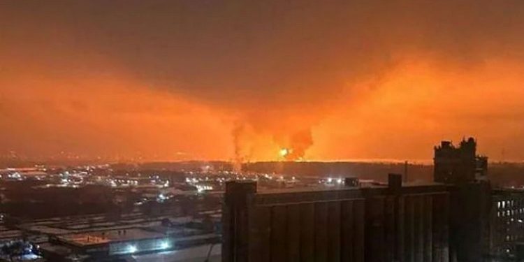 Удар по Брянську.