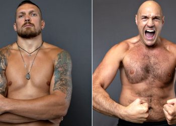 Олександр Усик та Тайсон Ф'юрі.