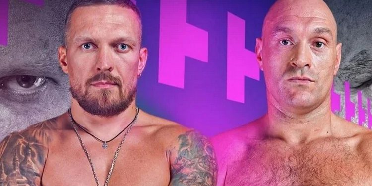 Олександр Усик та Тайсон Ф'юрі.