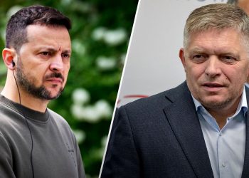 Володимир Зеленський та Роберт Фіцо.