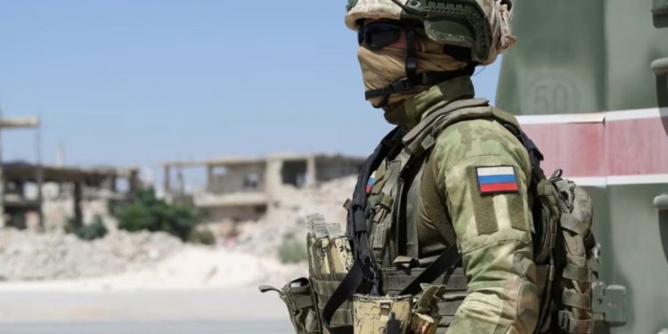 Російський військовий у Сирії