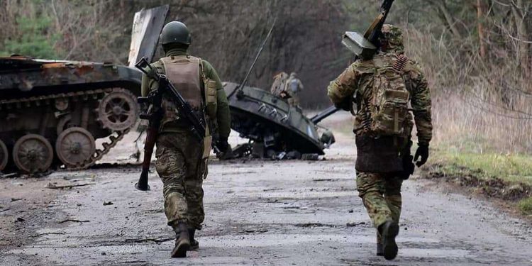 Наступ окупантів.