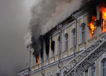 Пожежа у госпіталі у місті Тула