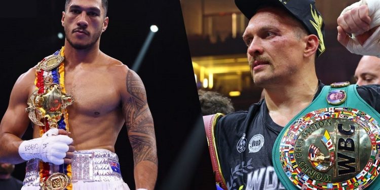 Джей Опетая та Олександр Усик.