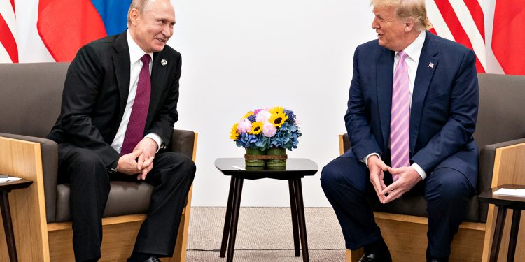 Володимир Путін і Дональд Трамп.