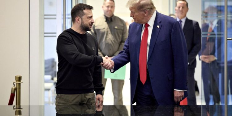 Зустріч Володимира Зеленського та Дональда Трампа.