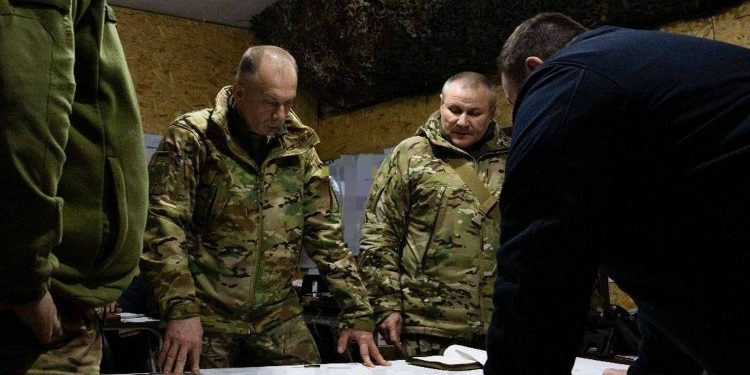 Олександр Сирський та командування.