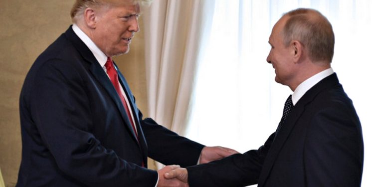 Зустріч Дональда Трампа та Володимира Путіна.