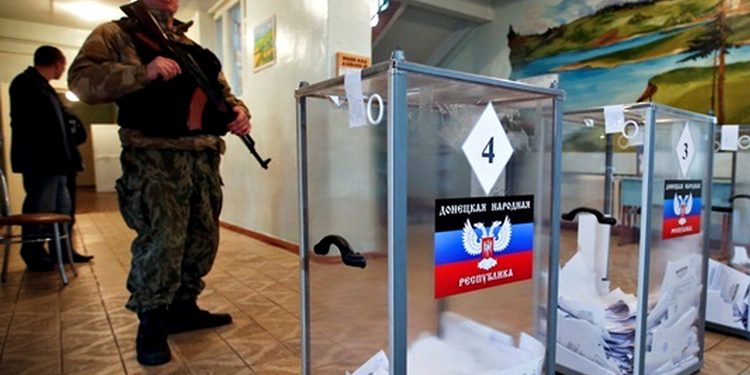 Вибори на Донеччині.