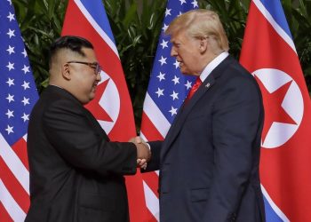 Ким Чен Ин і Дональд Трамп