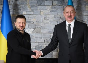 Володомир Зеленський та Ільхам Алієв