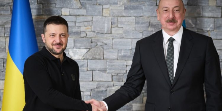 Володомир Зеленський та Ільхам Алієв