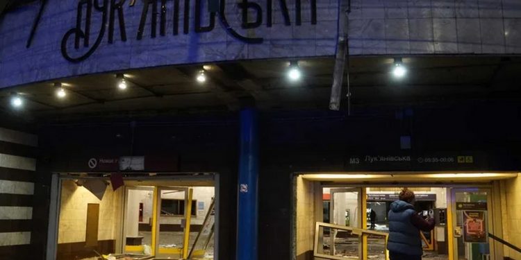 Удар по Києву.