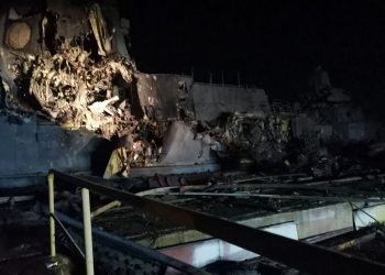 Уражений корабель РФ.