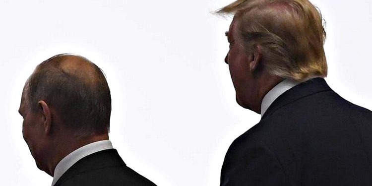 Володимир Путін і Дональд Трамп.