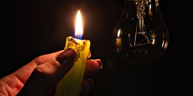 Відключення світла.