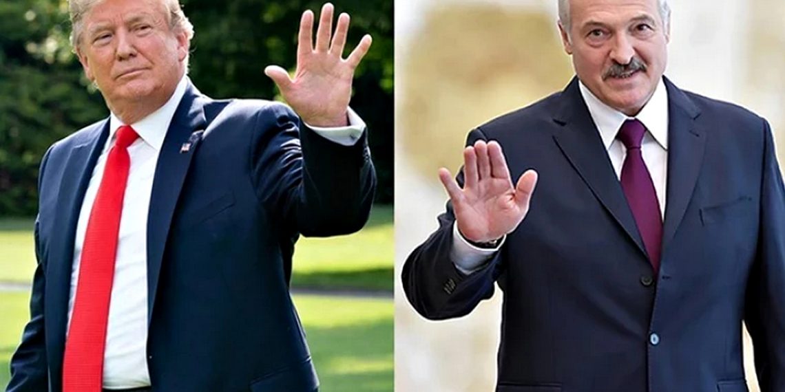 Дональд Трамп та Олександр Лукашенко.