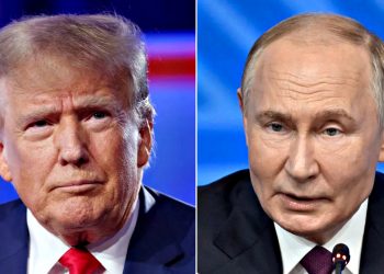Дональд Трамп і Володимир Путін.