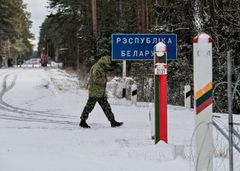 Кордон Литви та Білорусі.