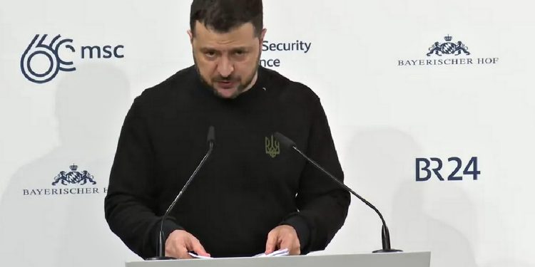 Володимир Зеленський у Мюнхені.