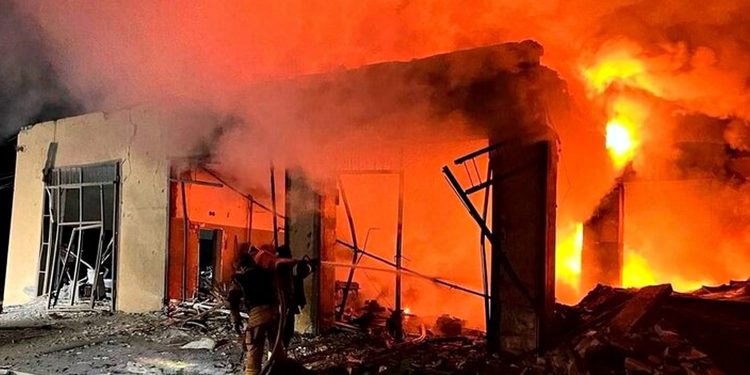 Наслідки удару по Кривому Рогу.