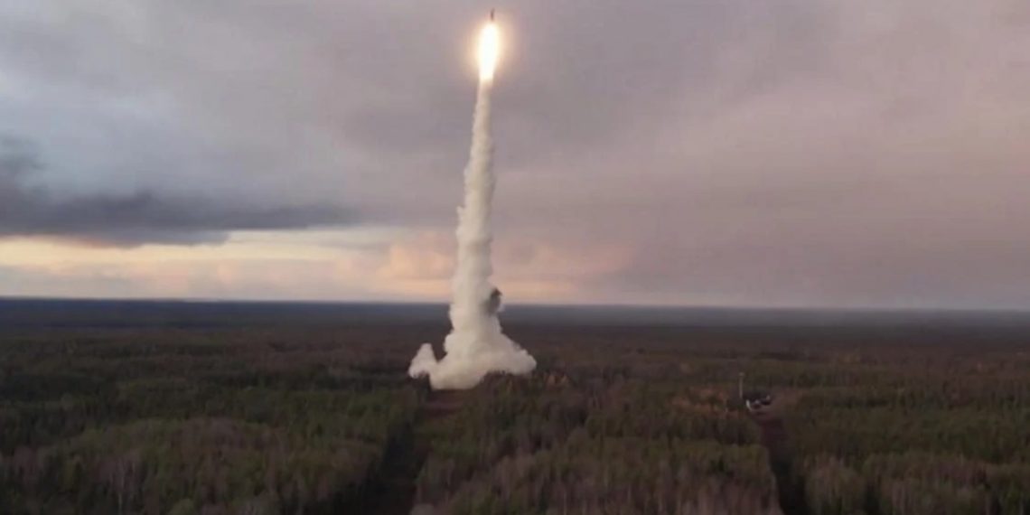 Запуск російської ракети