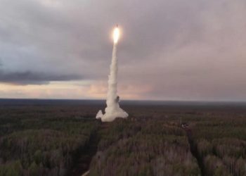 Запуск російської ракети