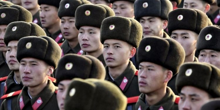 Північнокорейські солдати.