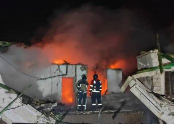 Наслідки удару по Сумах.