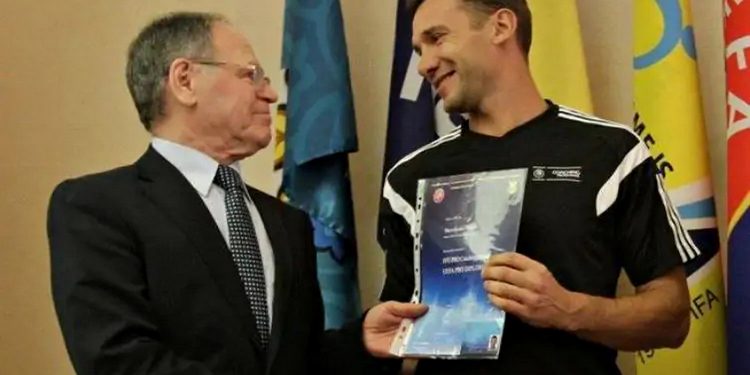 Йожеф Сабо та Андрій Шевченко.