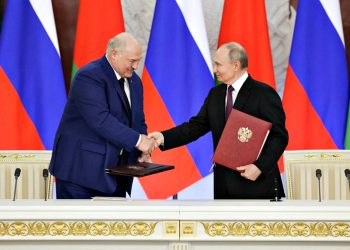 Зустріч Олександра Лукашенка з Володимиром Путіним.