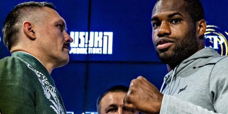 Олександр Усик та Даніель Дюбуа.