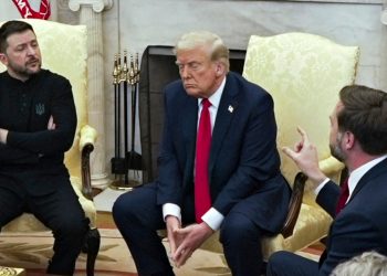 Володимир Зеленський, Дональд Трамп і Джей Ді Венс.