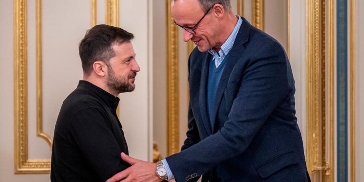 Володимир Зеленський та Фрідріх Мерц