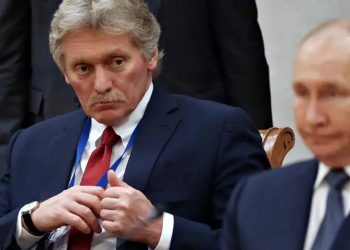 Дмитро Пєсков та Володимир Путін.