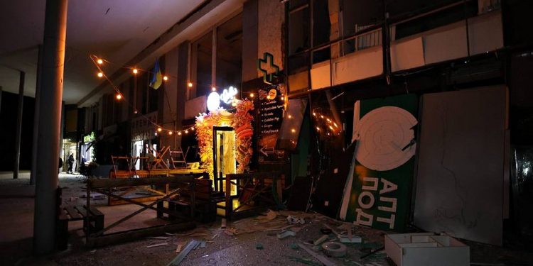 Удар по Харкову.