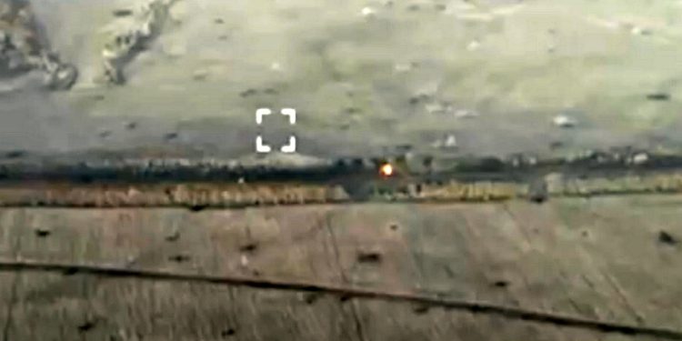 Наведення з безпілотника.