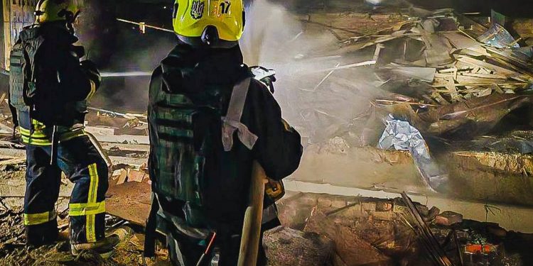 Удар по Харкову.