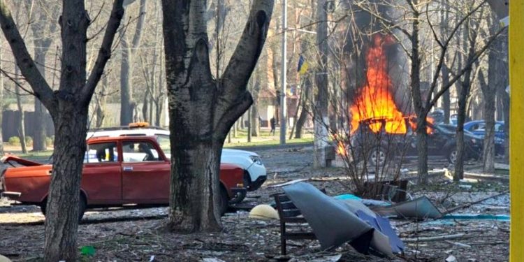 Обстріл Херсона.