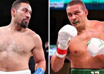 Джозеф Паркер та Олександр Усик.