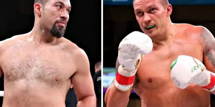 Джозеф Паркер та Олександр Усик.