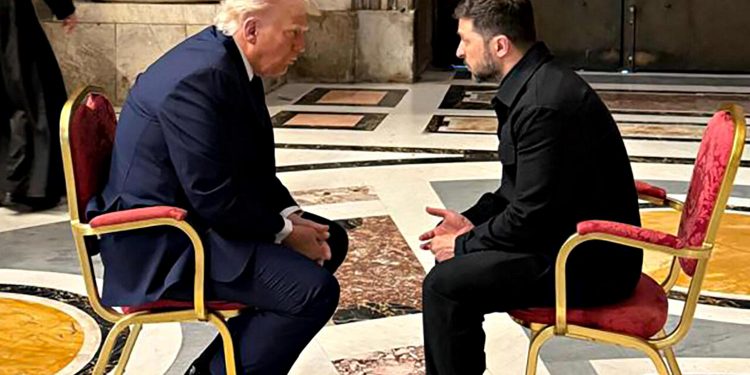 Зустріч Дональда Трампа і Володимира Зеленського.
